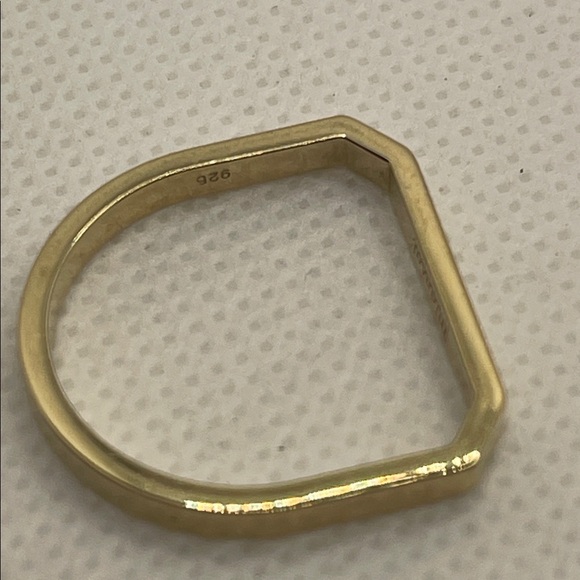 Miansai Gold Vermeil Thin Hex Ring - Picture 2 of 4